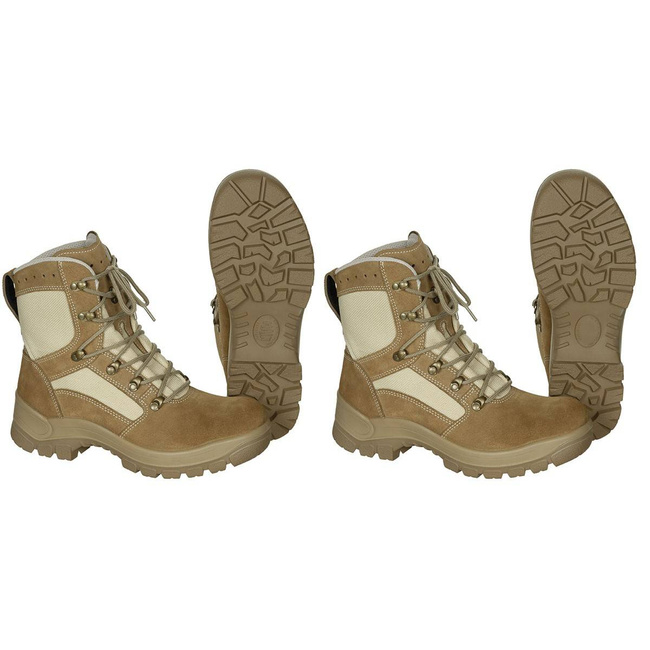 COMBAT BOOTS BW, "HAIX" GORETEX - KHAKI - GERMAN MILITARY SURPLUS - LIKE NEW