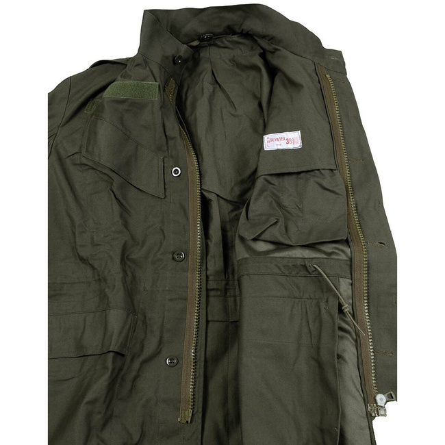 PARKA JACKET M88, OD GREEN - MILITARY SURPLUS FROM BELGIAN ARMY - USED