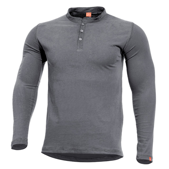 LONG SLEEVE SHIRT - "ROMEO HENLEY" - PENTAGON® - WOLF GREY