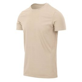 SLIM T-SHIRT - KHAKI - HELIKON