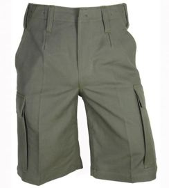 SHORT PANTS GENUINE GERMAN ARMY O.D. MOLESKIN OLIVE