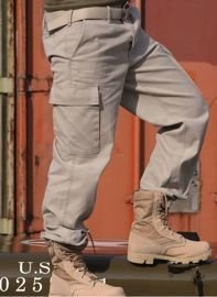 Khaki PREWASH MOLESKIN PANTS