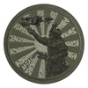 THE WAY OF SAMURAI PATCH (embroidered) - CORDURA - RANGER GREEN - M-TAC