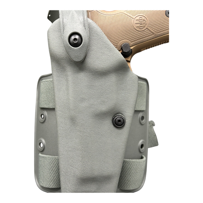 Detachable tactical holster - Safariland Mod. 6005 SLS - left-side attachment - Foliage Green