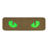 PATCH CAT EYES LASER CUT GID - COYOTE/GREEN - M-TAC