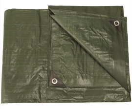 POLYETHYLENE TARPAULIN - Mil-Tec - OD - 190 x 300 CM