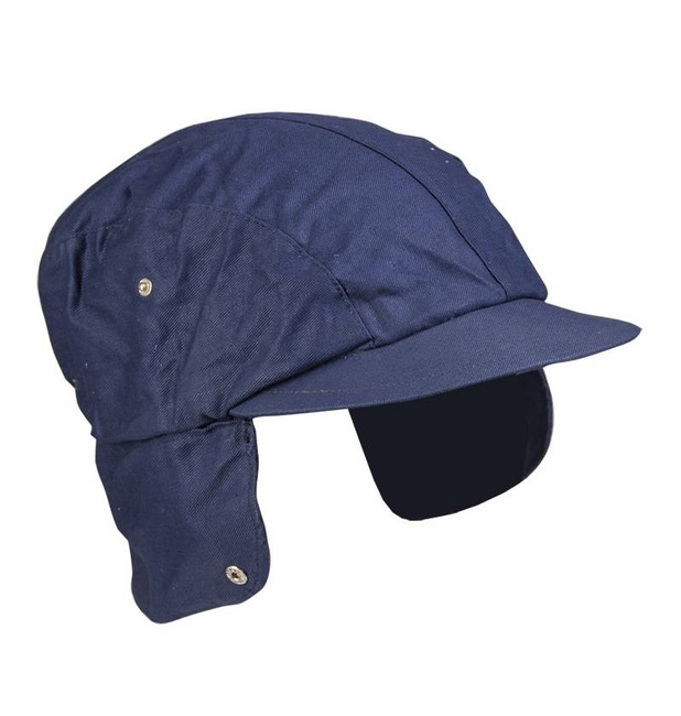 CAP - MILITARY SURPLUS FROM THE GERMAN ARMY, BLUE - USED