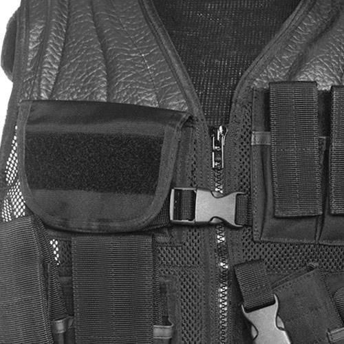 USMC TACTICAL VEST - WITH NET AND BELT - Mil-Tec® - BLACK