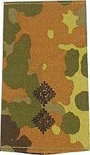 GERMAN ARMY FLECKTARN CAMO/BLACK SHOULDER LOOPS ´OBERLEUTNANT´