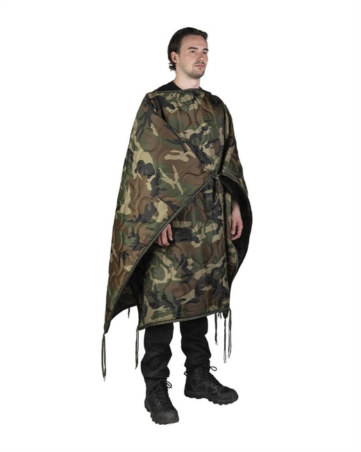 PONCHO LINER - MULTIFUNCTION - 210 x 150 CM - Mil-Tec - WOODLAND
