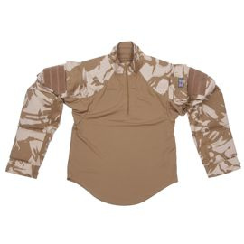 "UBAC" UNDER BODY ARMOUR SHIRT - DPM DESERT - MILITARY SURPLUS BRITISH ARMY - USED