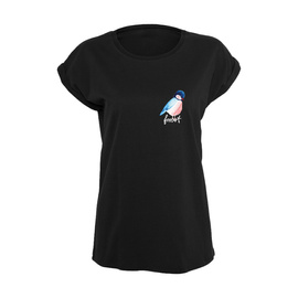 WOMEN'S T-SHIRT - FORVERT PRINT - BLACK - SAN LUIS - BRANDIT