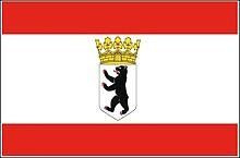 FLAG (91 x 152) cm BERLIN