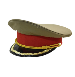 RSR MILITARY HELMET - INFANTRY OFFICER - MILITARY SURPLUS ROMANIAN ARMY - RED/ OD GREEEN - IN GOOD CONDITION