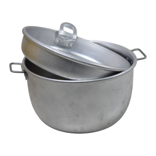 WWII BULGARIAN SOLDIER ALUMINIUM COOKING SET - LIKE NEW