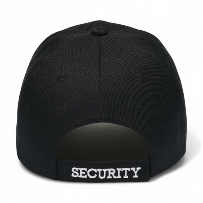 CAP - SECURITY - PREMIUM QUALITY - 3D EMBROIDERY - BLACK