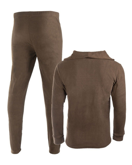 THERMOFLEECE UNDERWEAR SET WITH ZIPPER - Mil-Tec - OD (Olive Drab)