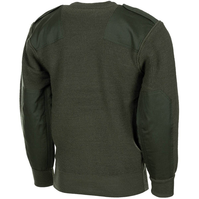 BW PULLOVER - WITH CHEST POCKET - OD GREEN - MFH