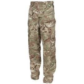 BRITISH COMBAT TROUSERS TEMPORATE - CAMOUFLAGE MTP - USED