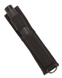 TELESCOPIC BATON WITH POUCH - BLACK - Mil-Tec - 16/41 CM