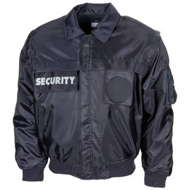 Blouson, "SECURITY", Blue
