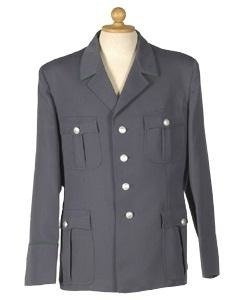 UNIFORM JACKET - MILITARY SURPLUS FROM THE EASTERN GERMAN ARMY - GREY/BLUE