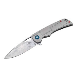 DAMASCUS KNIFE P-51 DAMAST - BOKER PLUS