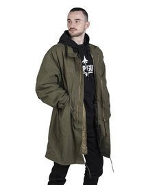 US SHELL PARKA WITH LINER - OD - MIL-TEC