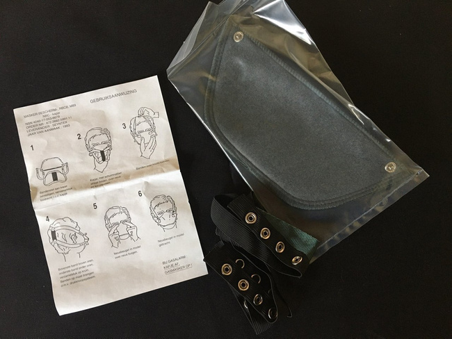 Protective Face Mask M85 NBC 1993 Seyntex Original New - Dutch Army surplus