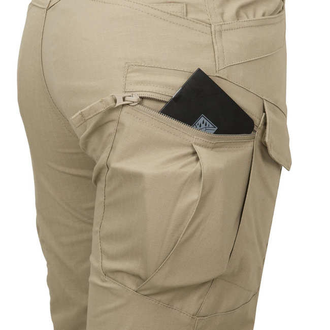 WOMEN S URBAN TACTICAL PANTS - UTP - POLYCOTTON RIPSTOP - Helikon-Tex - KHAKI
