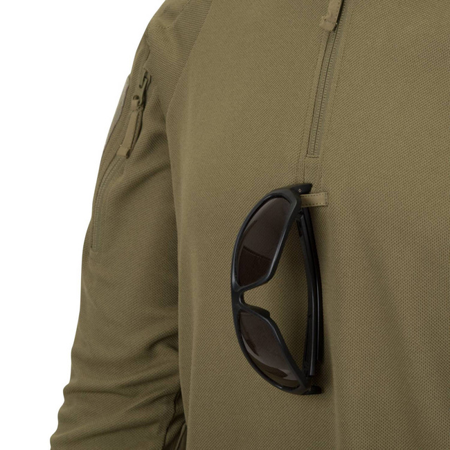 LONG SLEEVE POLO SHIRT - "RANGE®" - Helikon Tex® - SHADOW GREY