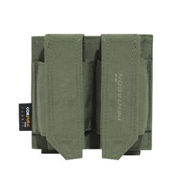 DOUBLE FB POUCH - 13.5 x12 x 4.5 CM - Pentagon® - OLIVE GREEN