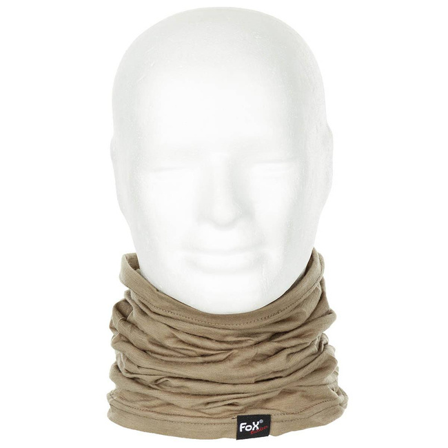 NECK GAITER - "MERINO LITE" - Fox Outdoor® - COYOTE TAN