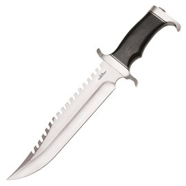 SURVIVAL BOWIE FIXED BLADE KNIFE WITH SHEATH - GIL HIBBEN - UNITED CUTLERY