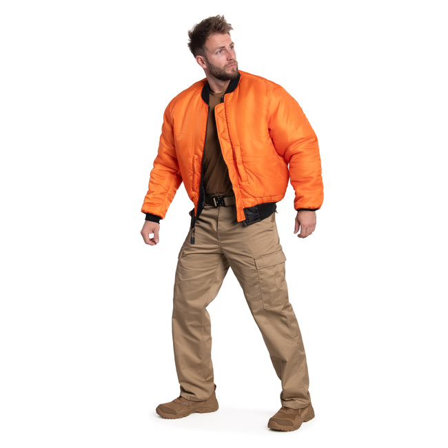 US Black FLIGHT Bomber JACKET MA1 STYLE