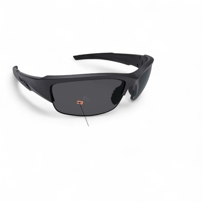 Glasses - Wileyx - ROGUE COMM Grey/Clear/Rust Matte Black Frame