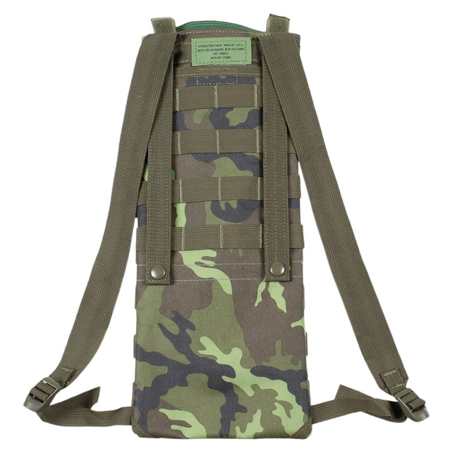 HYDRATION BACKPACK WITH TPU BLADDER - MOLLE SYSTEM - CZ M95 CAMO - 2,5 L - MFH