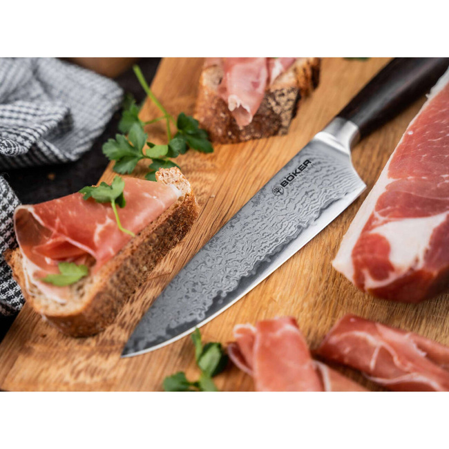Kitchen knife set - Master Blade Damascus Square - Böker