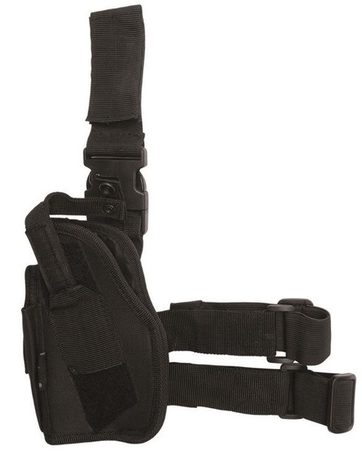 UNIVERSAL HOLSTER FOR THE LEFT SIDE - LOW RIDE - Mil-Tec - BLACK