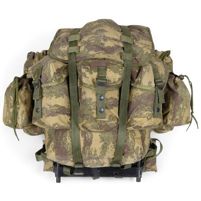 External Frame Backpack -Turkish Army Military Surplus - Turkish Armed Forces Digital Camo - M2008 Pattern - Used - Top Condition