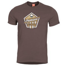 AGERON "VICTORIOUS" T-SHIRT - BROWN - PENTAGON