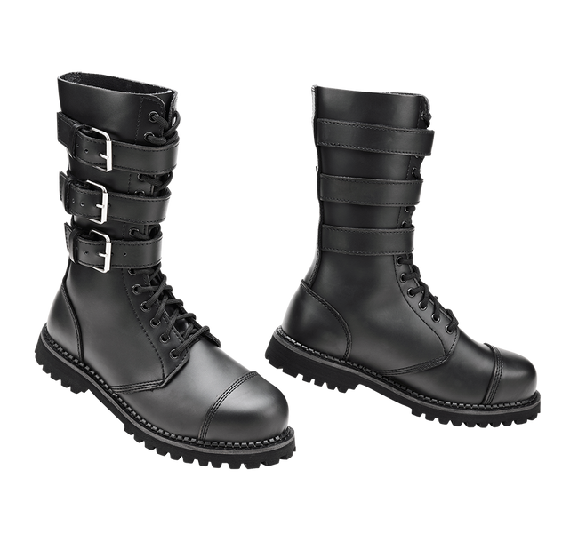 PHANTOM BOOTS WITH 3 BUCKLES - BRANDIT
