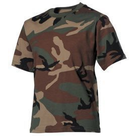 Kids T-Shirts, woodland, short sleeves