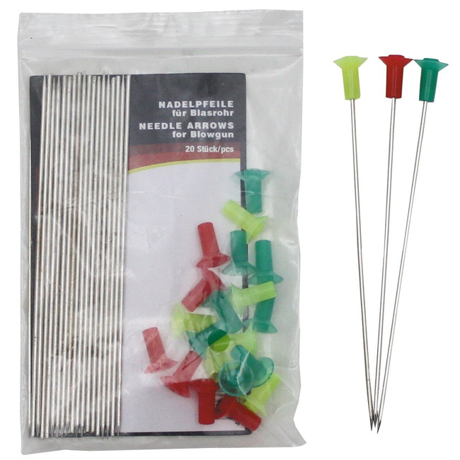 Needle Arrows for Blowgun, 20 pcs
