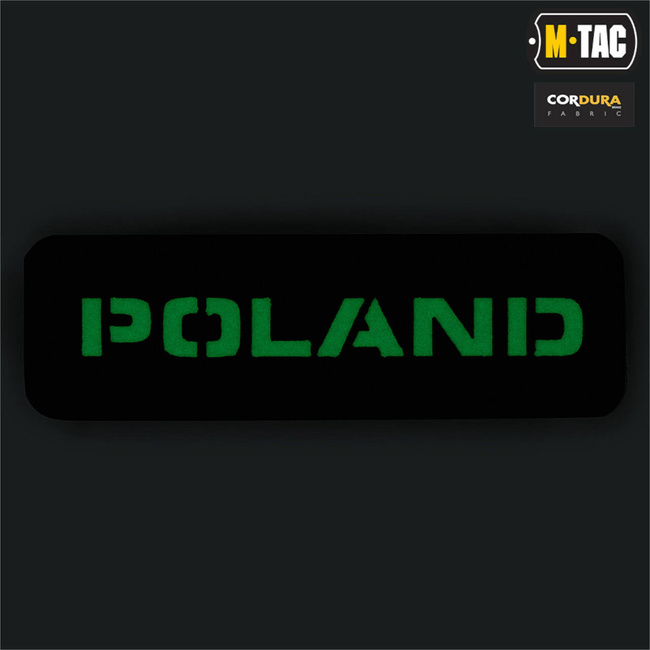 POLAND PATCH - 25 x 80 mm - LASER CUT - COYOTE/GID - M-TAC