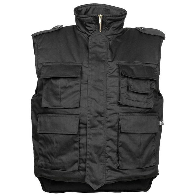 US Vest "Ranger", lined, black, many pockets