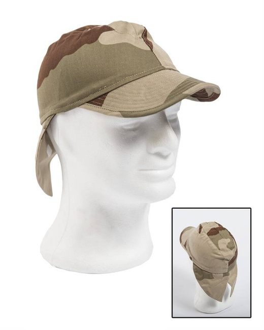 FIELD CAP - DESERT CAMOUFLAGE - GENUINE FRENCH MILITARY SURPLUS - LIKE NEW