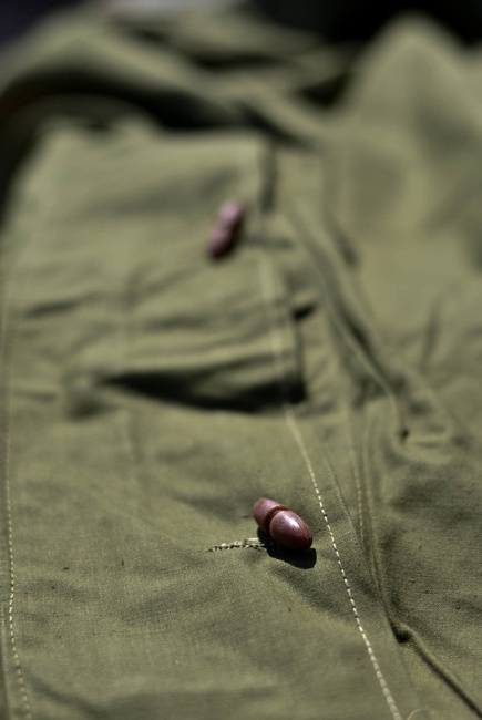 Romanian Plash-palatka, rain cape/shelter half, surplus, Olive, 1.80x1.80m - Like new