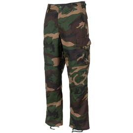 AMERICAN COMBAT PANTS, BDU - WOODLAND - MFH