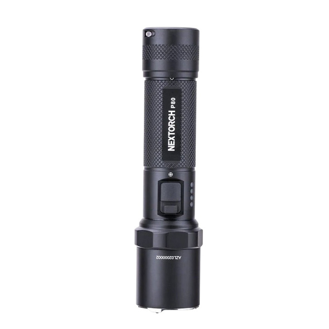 Nextorch P80 Powerful Tactical Flashlight - Black